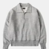 Outlet Lot 119 Half-Zip Pullover Sweatshirt - Heather Gray Sweatshirts&hoodies