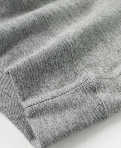 Outlet Lot 119 Half-Zip Pullover Sweatshirt - Heather Gray Sweatshirts&hoodies