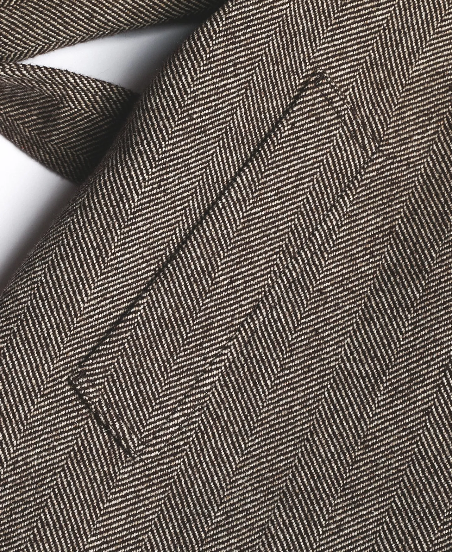 Best Lot 320 Herringbone Wool Balmacaan Long Coat Jackets&coats
