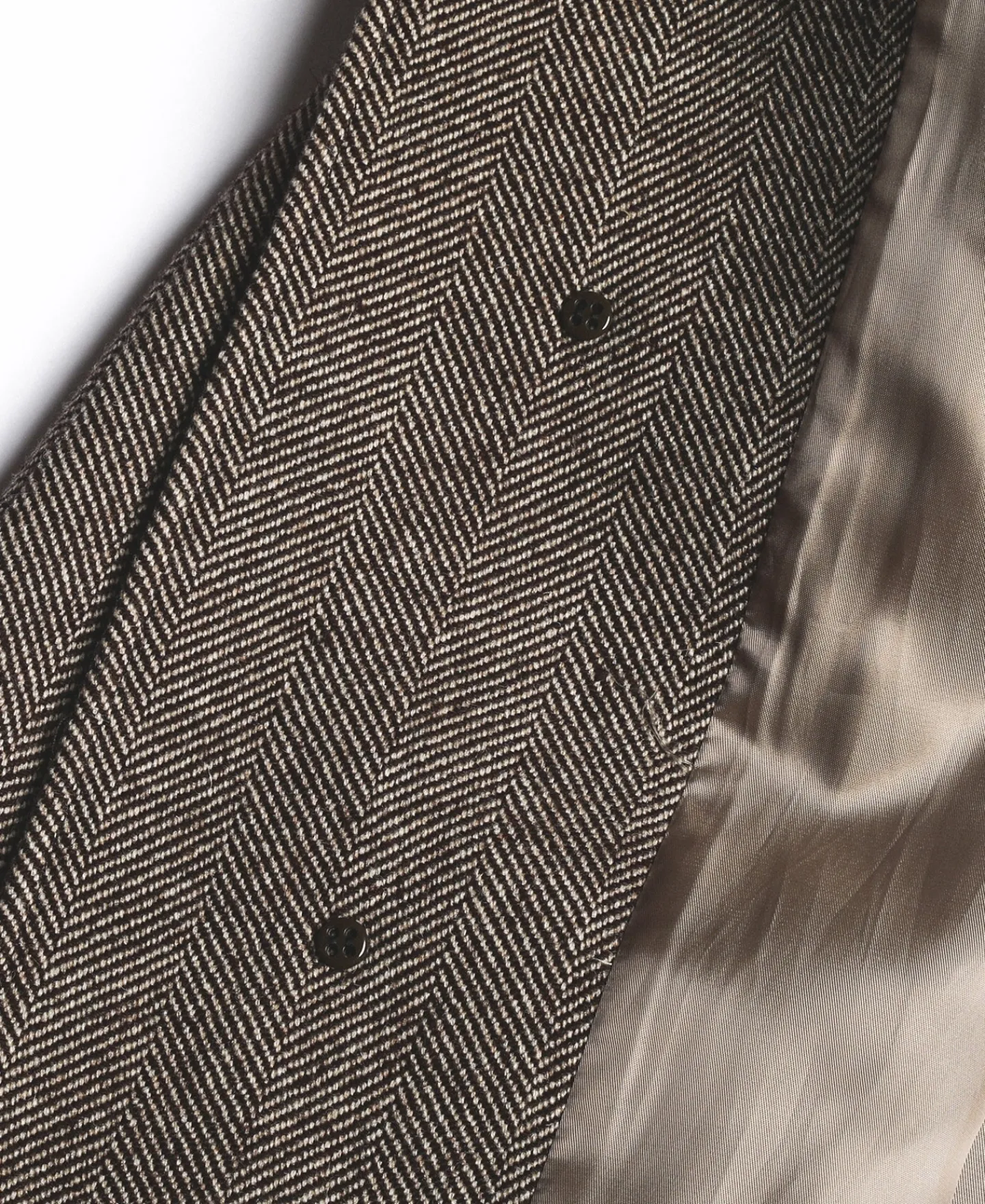 Best Lot 320 Herringbone Wool Balmacaan Long Coat Jackets&coats