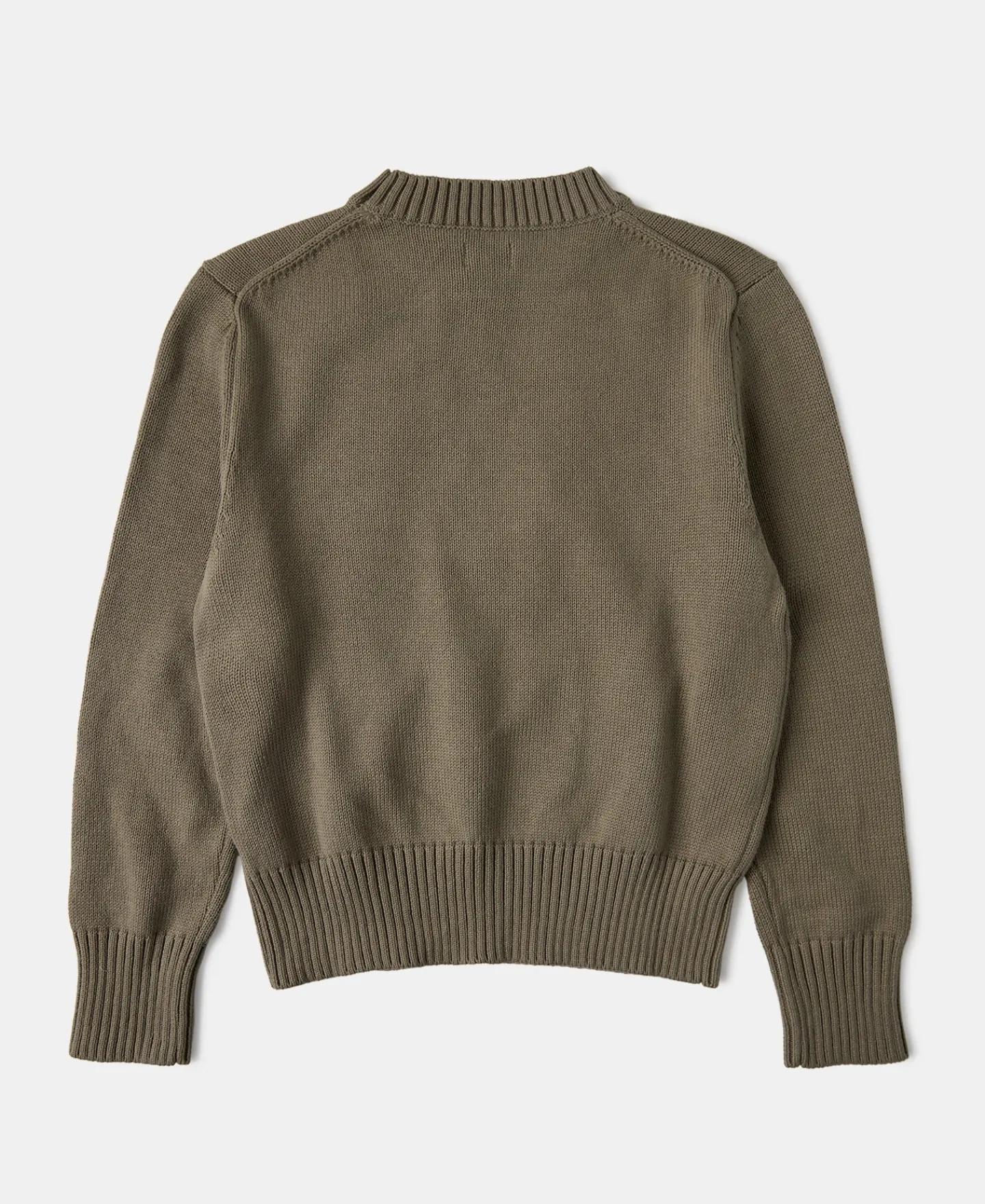 Discount Lot 916 Ivy Mock Neck Sweater - Olive Knitwear&sweaters