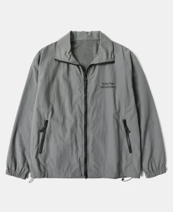 Sale Lot 1013 Nylon Tracksuit Jacket - Gray Jackets&coats