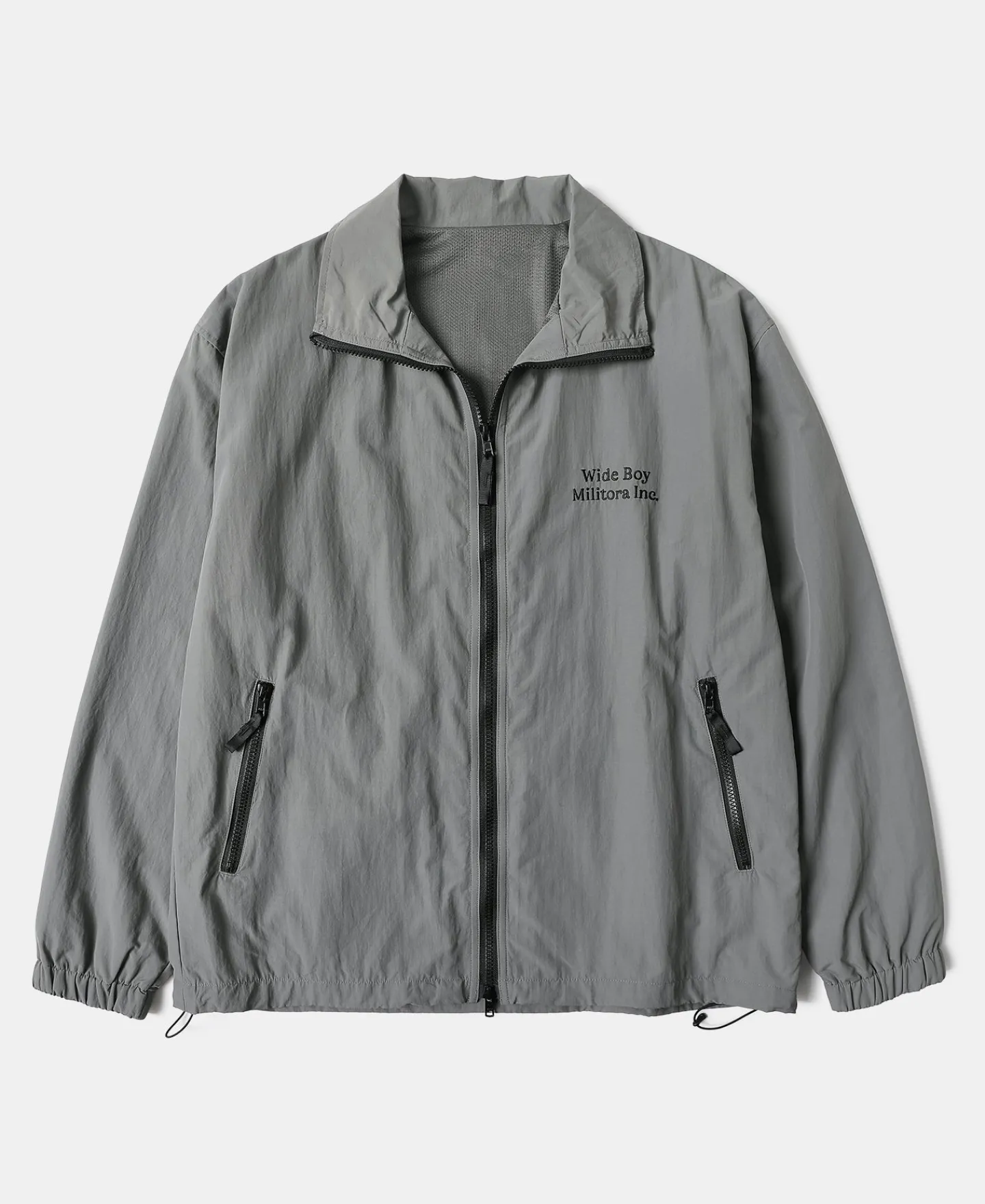 Sale Lot 1013 Nylon Tracksuit Jacket - Gray Jackets&coats