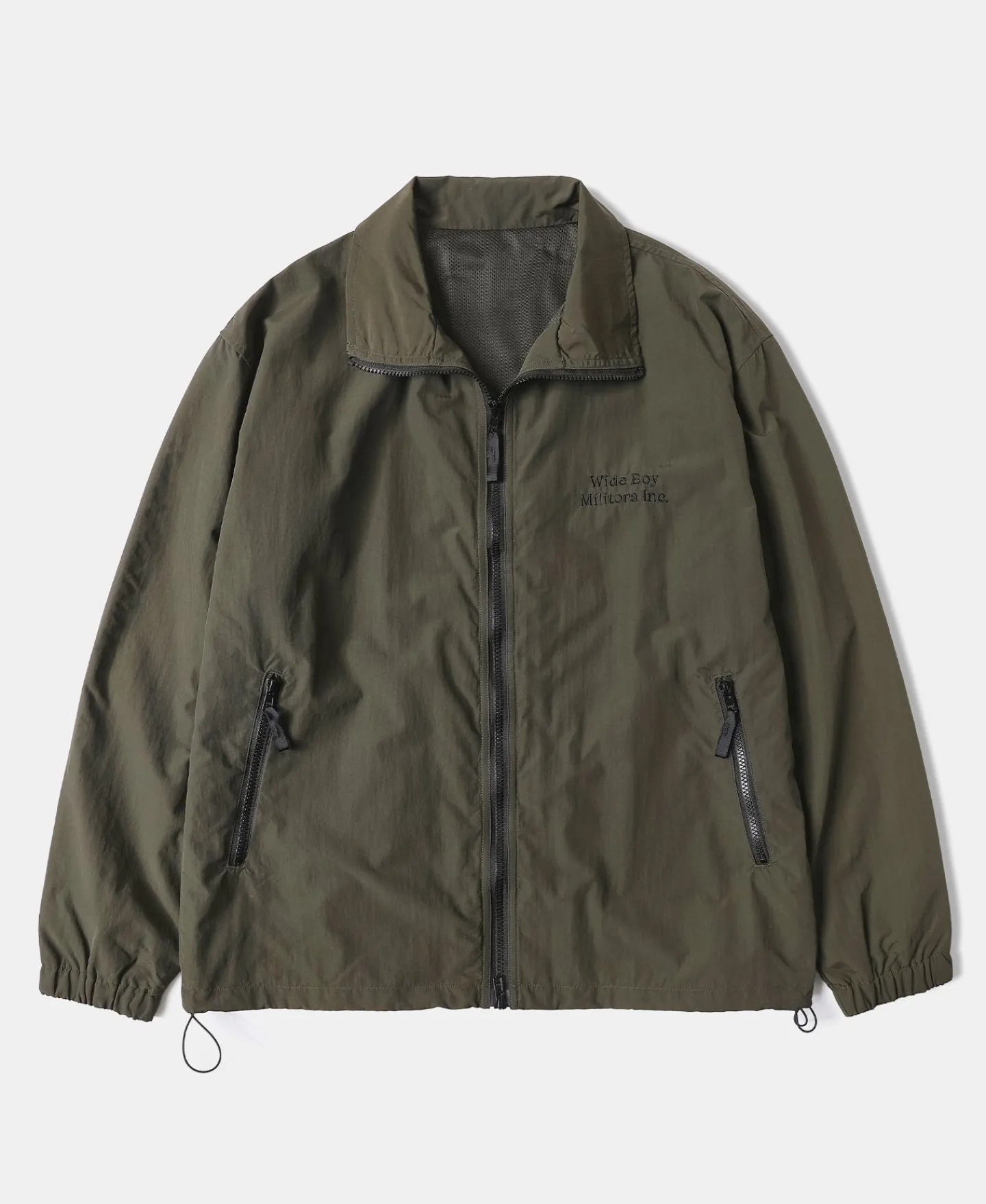 Sale Lot 1013 Nylon Tracksuit Jacket - Olive Jackets&coats