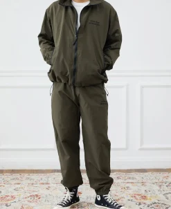 Sale Lot 1013 Nylon Tracksuit Jacket - Olive Jackets&coats