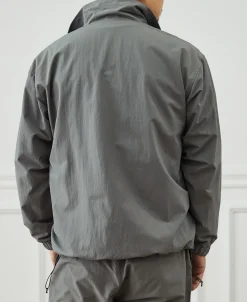 Sale Lot 1013 Nylon Tracksuit Jacket - Gray Jackets&coats