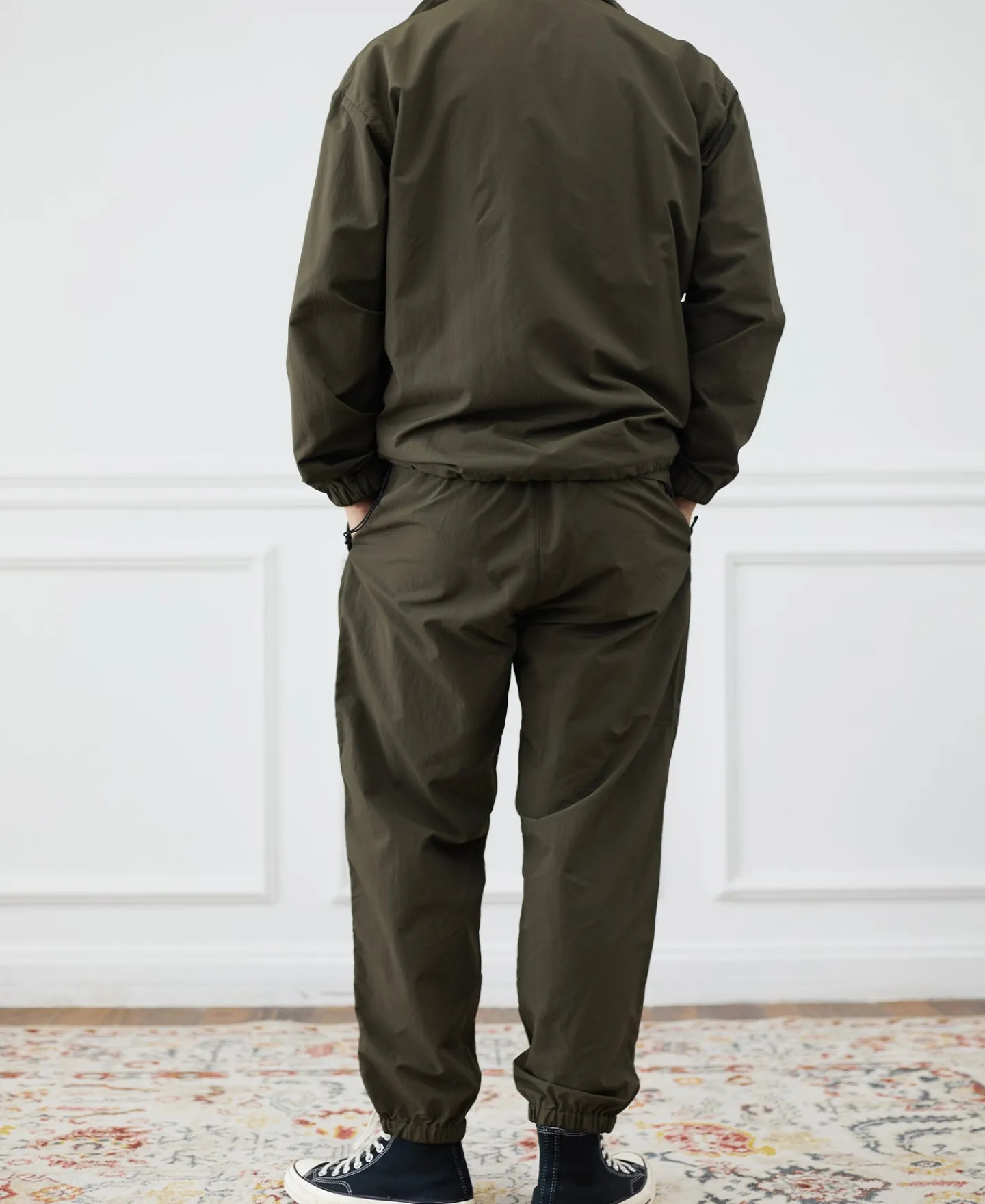 Sale Lot 1013 Nylon Tracksuit Jacket - Olive Jackets&coats