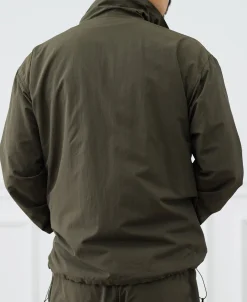 Sale Lot 1013 Nylon Tracksuit Jacket - Olive Jackets&coats