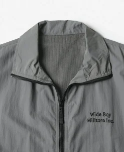 Sale Lot 1013 Nylon Tracksuit Jacket - Gray Jackets&coats