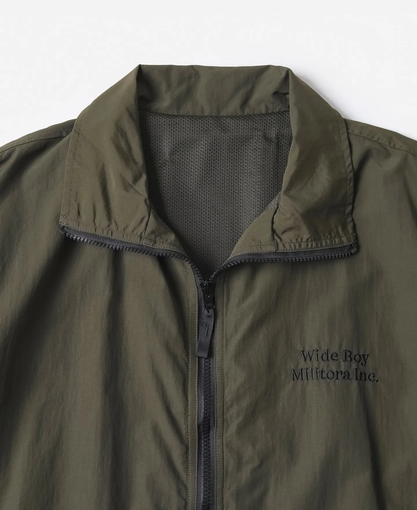 Sale Lot 1013 Nylon Tracksuit Jacket - Olive Jackets&coats