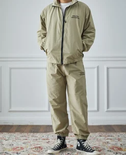 New Lot 1013 Nylon Tracksuit Trousers - Khaki Pants&trousers