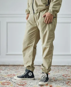 New Lot 1013 Nylon Tracksuit Trousers - Khaki Pants&trousers