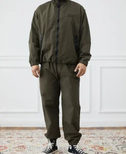 Best Lot 1013 Nylon Tracksuit Trousers - Olive Pants&trousers