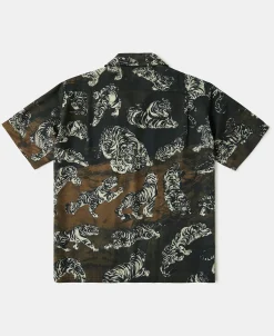 Clearance Lot 223 Print Aloha Shirt - Hundred Tigers Shirts | Short Sleeve Shirts