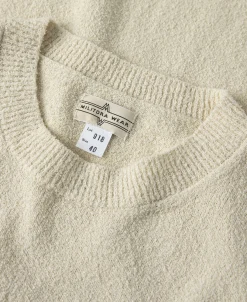 Fashion Lot 918 1940s Cotton-Blend Bouclé Pocket T-Shirt - Ivory Short Sleeve T-Shirts | T-shirts