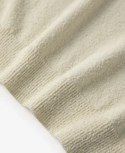 Fashion Lot 918 1940s Cotton-Blend Bouclé Pocket T-Shirt - Ivory Short Sleeve T-Shirts | T-shirts