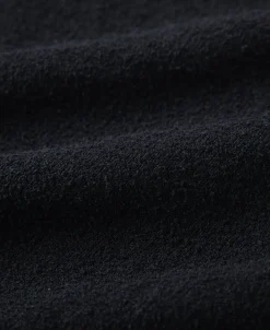 Discount Lot 918 1940s Cotton-Blend Bouclé Pocket T-Shirt - Black Short Sleeve T-Shirts | T-shirts