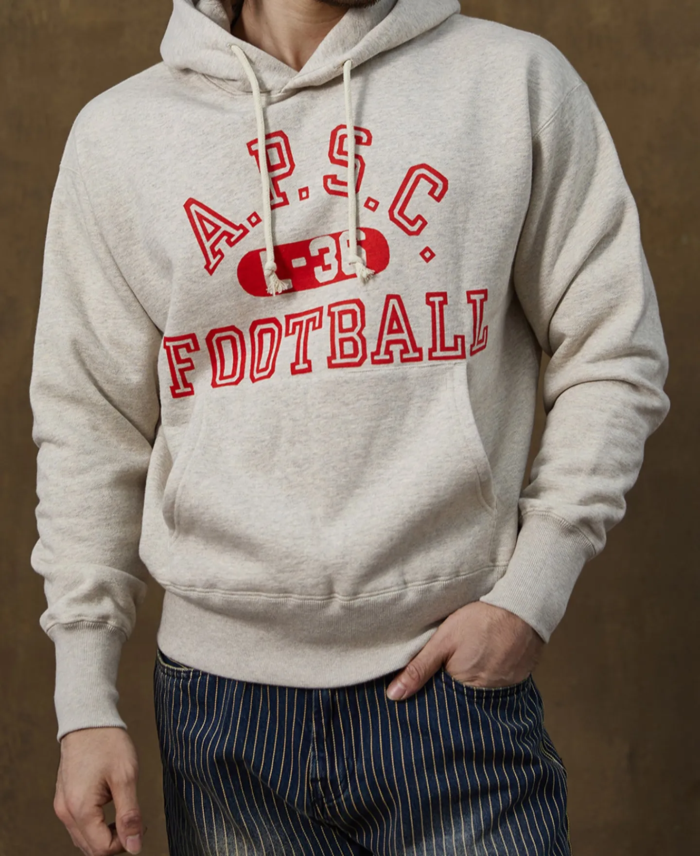 Outlet Lot 114 1950s Drop Shoulder Hoodie - Football Sweatshirts&hoodies