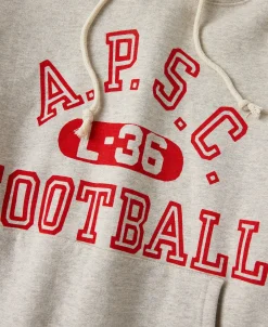 Outlet Lot 114 1950s Drop Shoulder Hoodie - Football Sweatshirts&hoodies