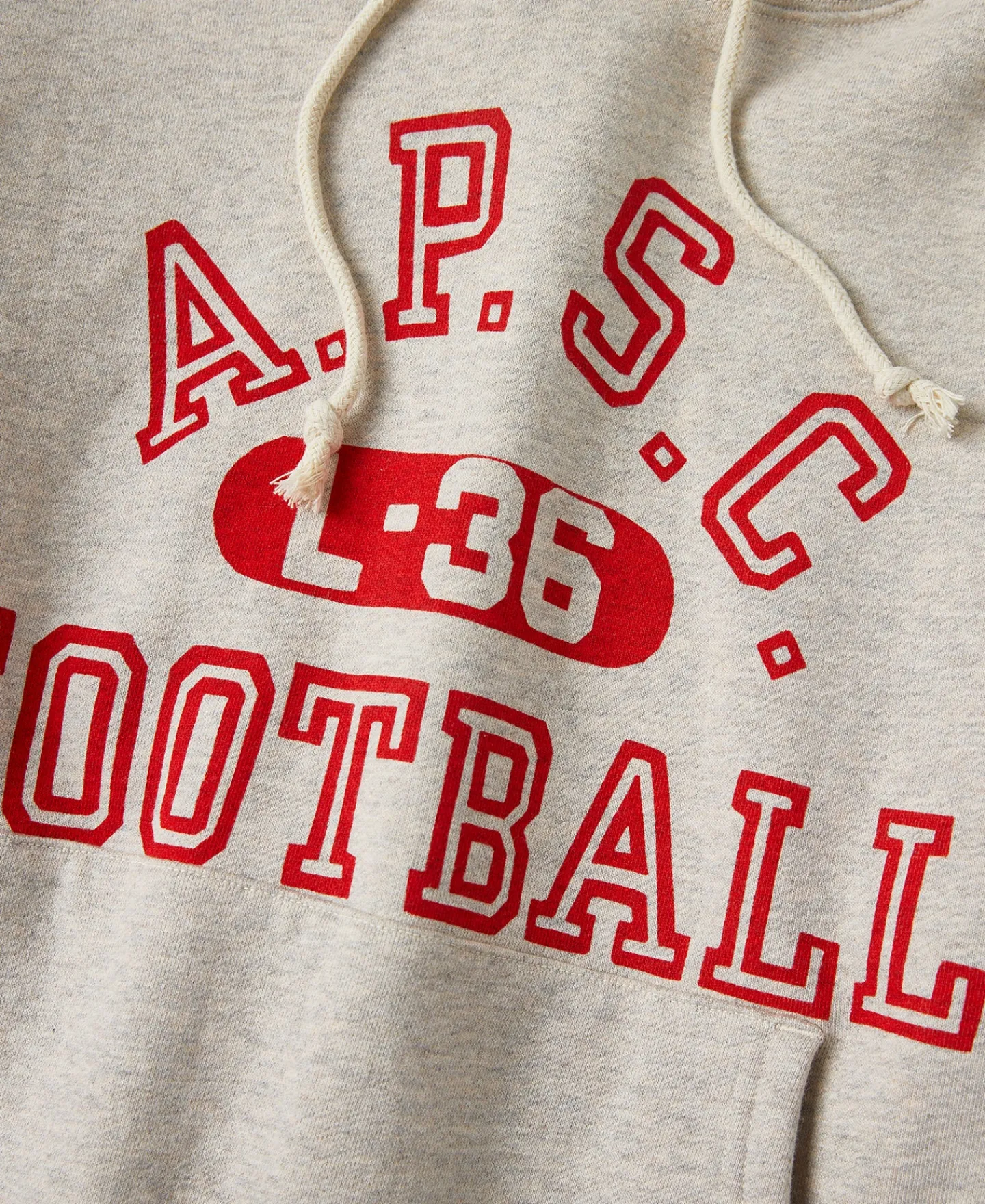 Outlet Lot 114 1950s Drop Shoulder Hoodie - Football Sweatshirts&hoodies