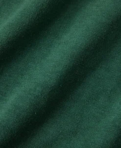 Sale Lot 102 1940s Heavyweight Slub Pocket T-Shirt - Dark Green Short Sleeve T-Shirts | T-shirts