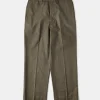 Clearance Lot 826 1940s Herringbone Work Trousers - Light Brown Pants&trousers