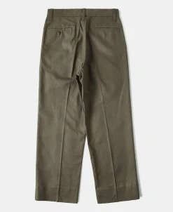Clearance Lot 826 1940s Herringbone Work Trousers - Light Brown Pants&trousers