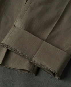 Clearance Lot 826 1940s Herringbone Work Trousers - Light Brown Pants&trousers