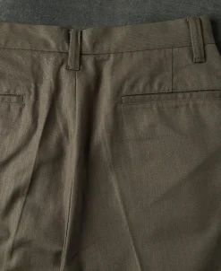 Clearance Lot 826 1940s Herringbone Work Trousers - Light Brown Pants&trousers