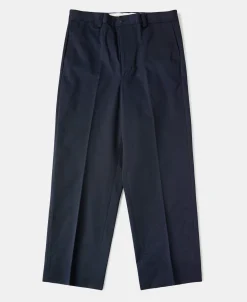 Sale Lot 829 1940s High-Waisted Work Trousers - Navy Pants&trousers