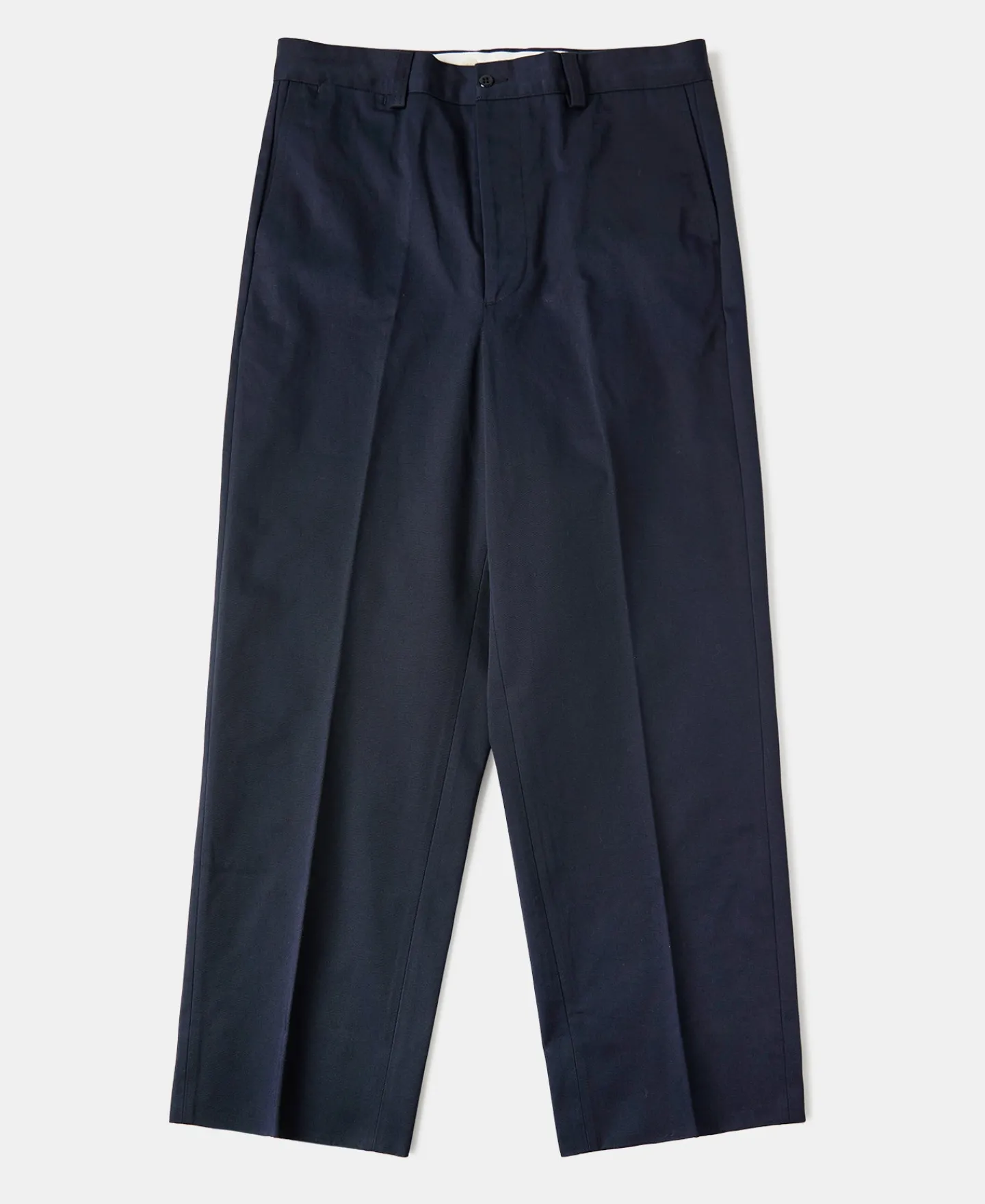 Sale Lot 829 1940s High-Waisted Work Trousers - Navy Pants&trousers