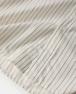 Best Lot 215 1930s Jacquard Fine Stripe Dress Shirt Long Sleeve Shirts | Shirts