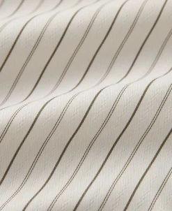 Best Lot 215 1930s Jacquard Fine Stripe Dress Shirt Long Sleeve Shirts | Shirts