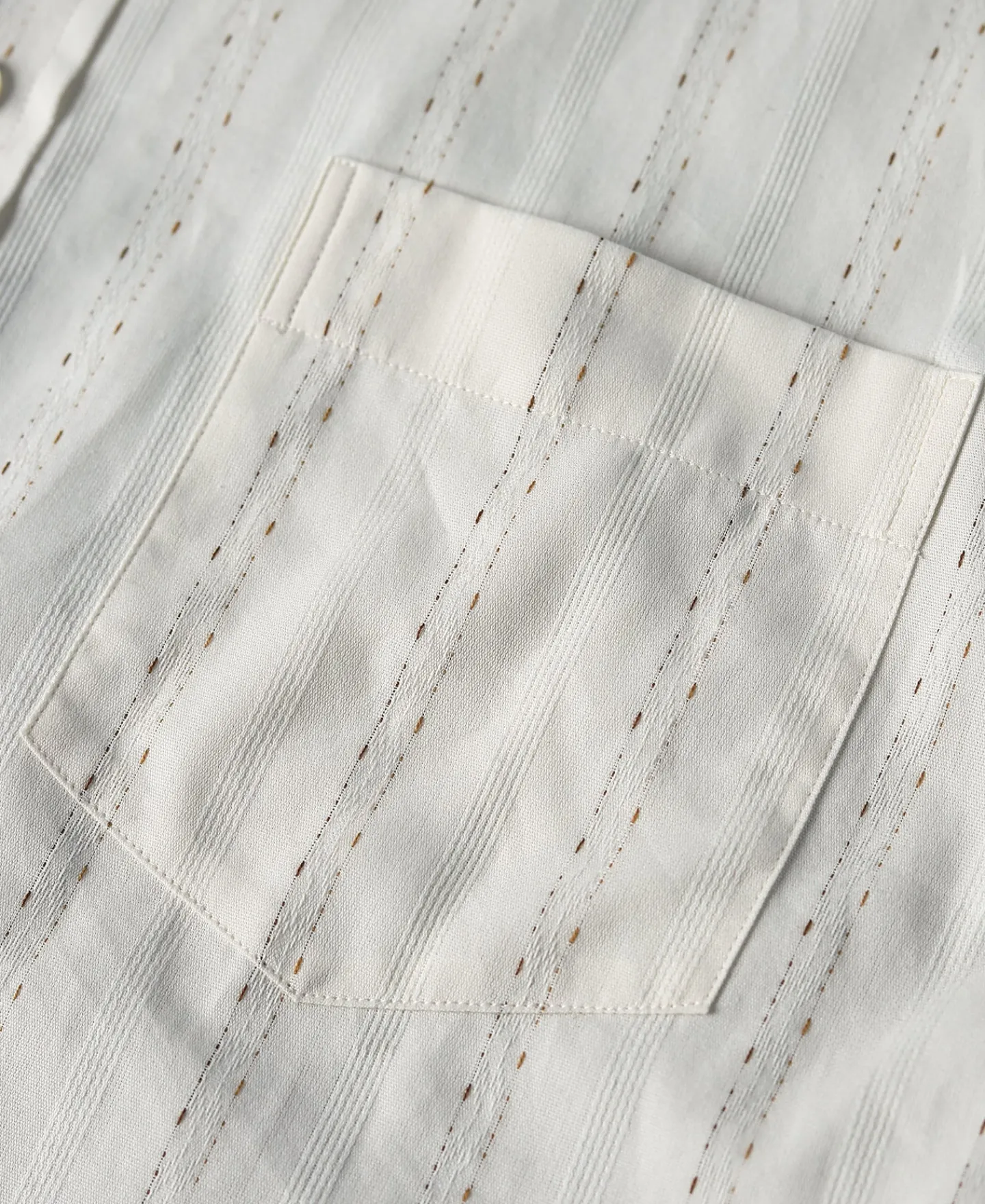 Clearance Lot 215 1930s Jacquard Stripe Point Collar Dress Shirt Long Sleeve Shirts | Shirts