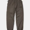 Discount Lot 1010 1980s Padded Nylon Trousers - Brown Pants&trousers