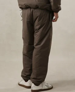 Discount Lot 1010 1980s Padded Nylon Trousers - Brown Pants&trousers