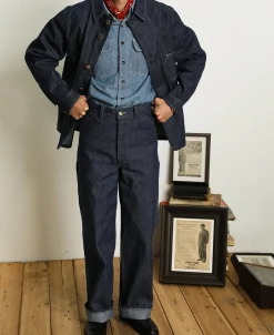 Fashion Lot 811 1920s Selvedge Denim Chore Coat Jackets&coats | Denim Jackets