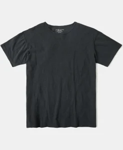 Hot Lot 103 1940s USN Slub Cotton T-Shirt - Charcoal Black Short Sleeve T-Shirts | T-shirts
