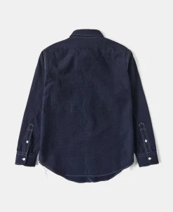 Sale Lot 211 1930s Wabash Dotted Work Shirt Long Sleeve Shirts | Shirts