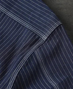 Discount Lot 210 1930s Wabash Striped Work Shirt Long Sleeve Shirts | Shirts