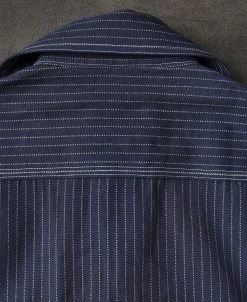 Discount Lot 210 1930s Wabash Striped Work Shirt Long Sleeve Shirts | Shirts