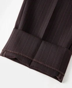 New Lot 830 1940s Wool-Blend Two Tuck Slacks Pants&trousers