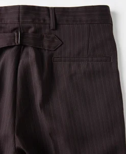 New Lot 830 1940s Wool-Blend Two Tuck Slacks Pants&trousers