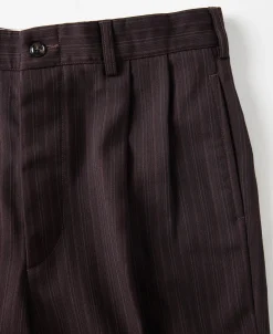 New Lot 830 1940s Wool-Blend Two Tuck Slacks Pants&trousers