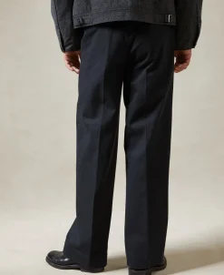 Fashion Lot 828 1940s Yarn-Dyed Wide Leg Trousers Pants&trousers