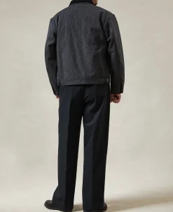 Fashion Lot 828 1940s Yarn-Dyed Wide Leg Trousers Pants&trousers