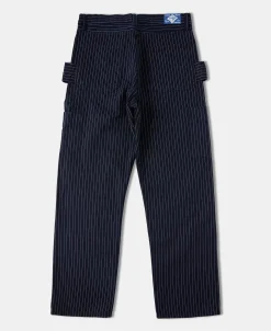 Discount Lot DW2213 Selvedge Striped Biker Trousers Pants&trousers