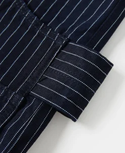 Discount Lot DW2213 Selvedge Striped Biker Trousers Pants&trousers