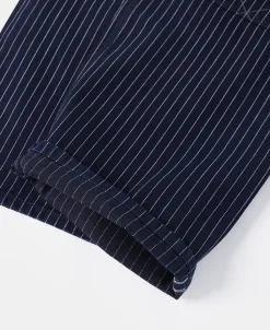 Discount Lot DW2213 Selvedge Striped Biker Trousers Pants&trousers