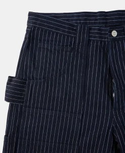 Discount Lot DW2213 Selvedge Striped Biker Trousers Pants&trousers